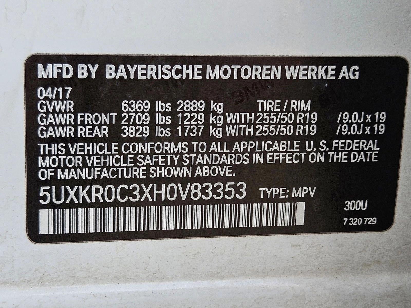 2017 BMW X5 xDrive35i