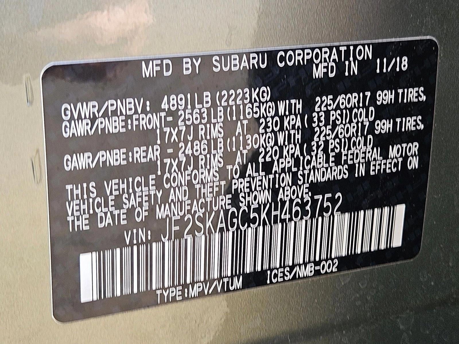 2019 Subaru Forester Premium