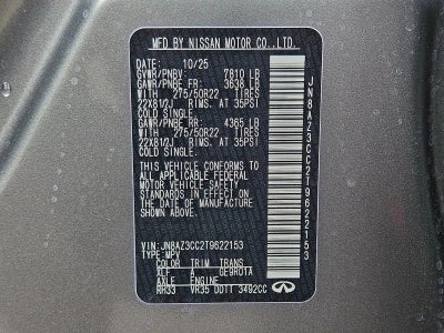 2026 INFINITI QX80 AUTOGRAPH