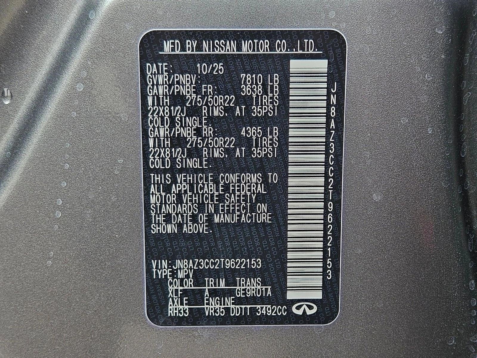 2026 INFINITI QX80 AUTOGRAPH