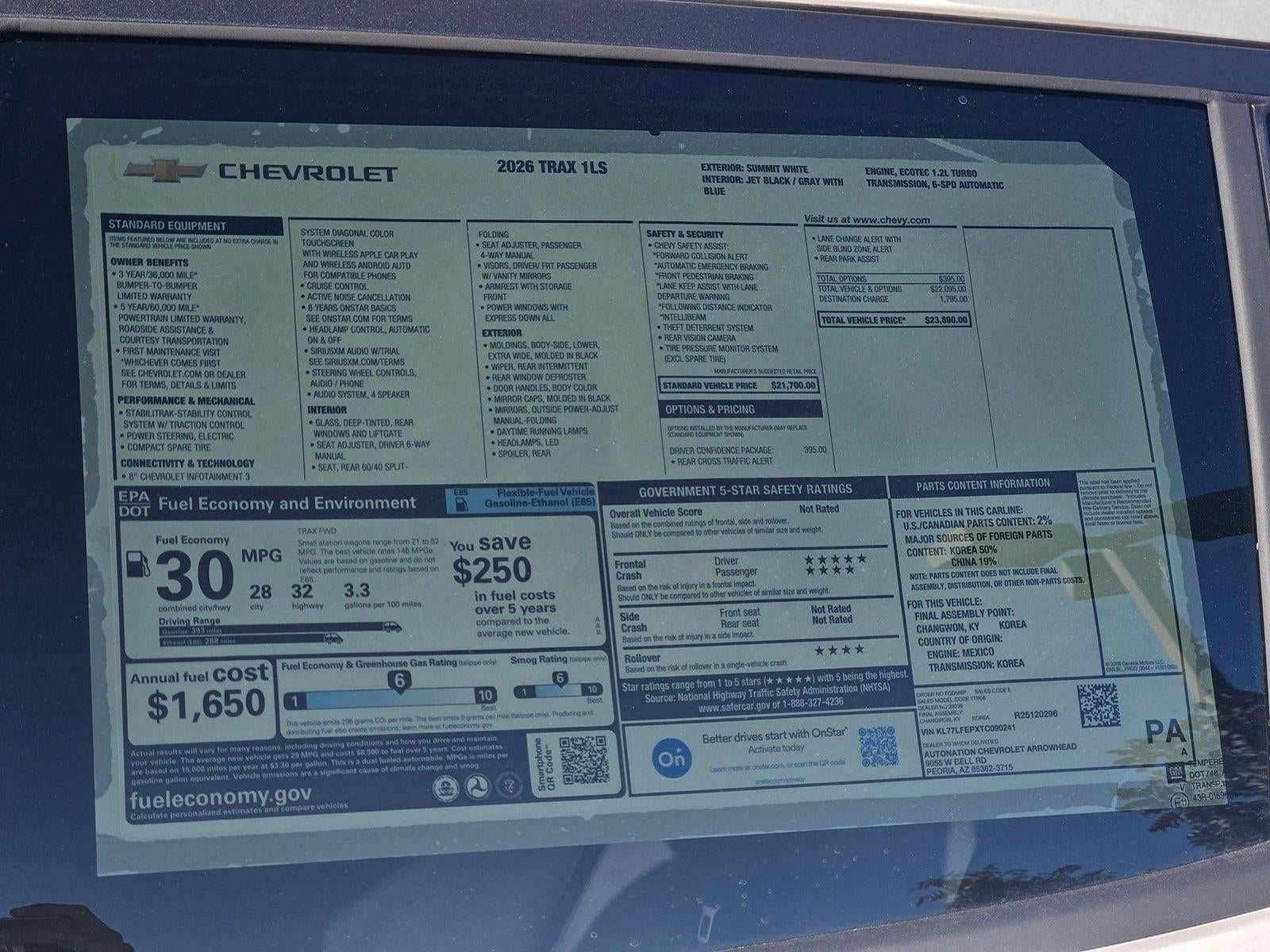 2026 Chevrolet Trax LS