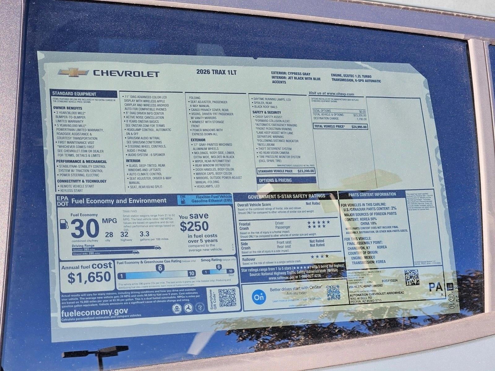 2026 Chevrolet Trax LT