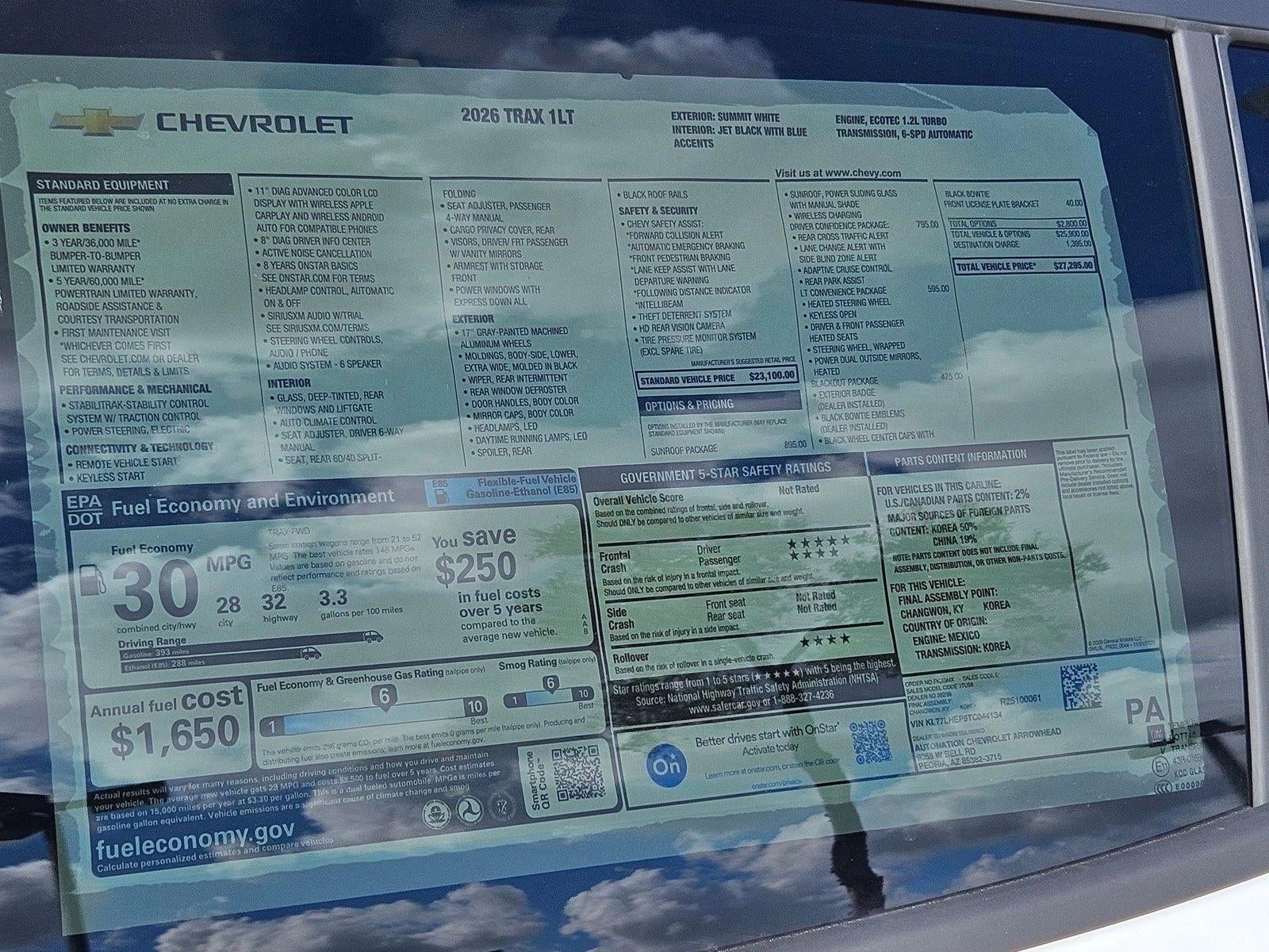 2026 Chevrolet Trax LT