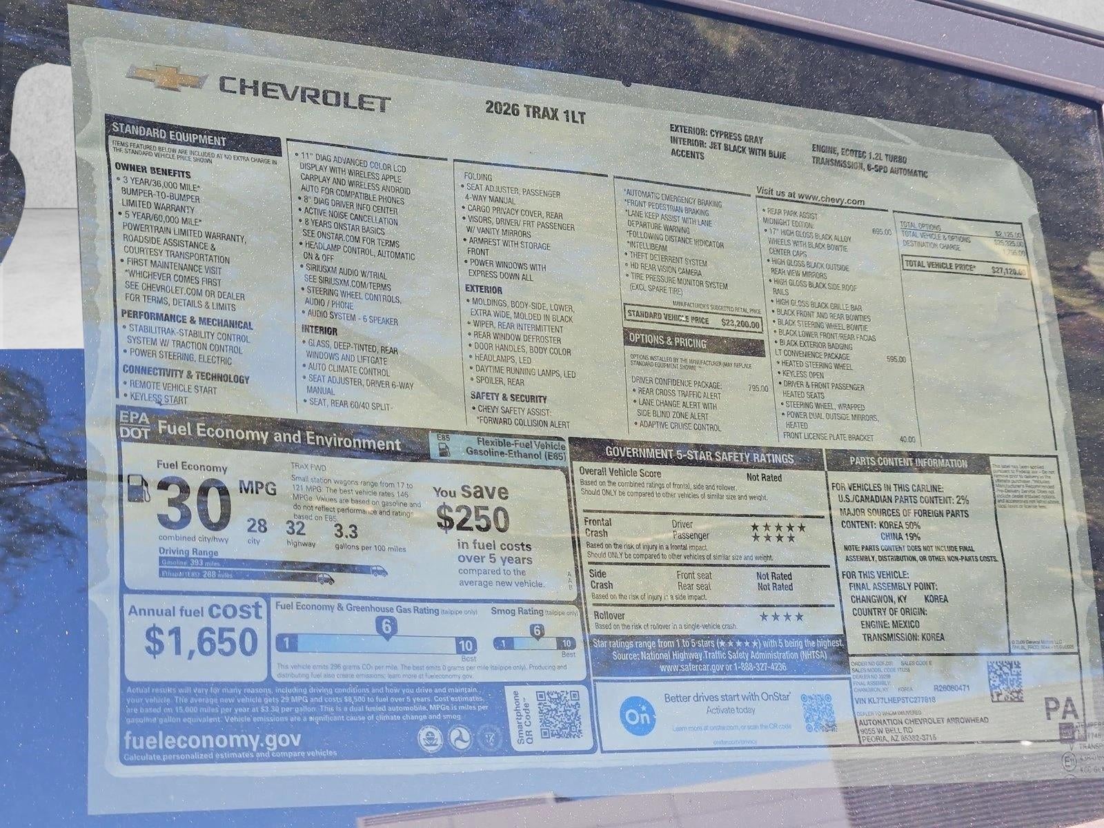 2026 Chevrolet Trax LT