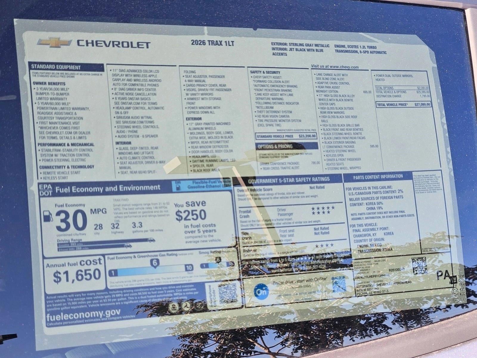 2026 Chevrolet Trax LT