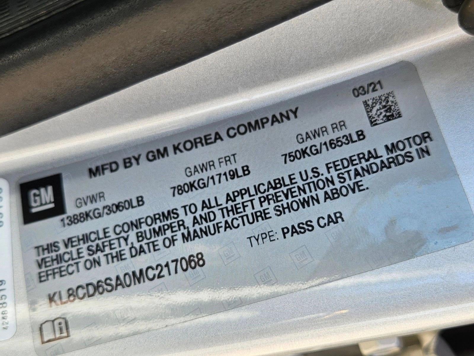 2021 Chevrolet Spark 1LT