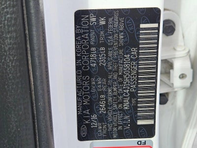 2017 Kia Cadenza Premium