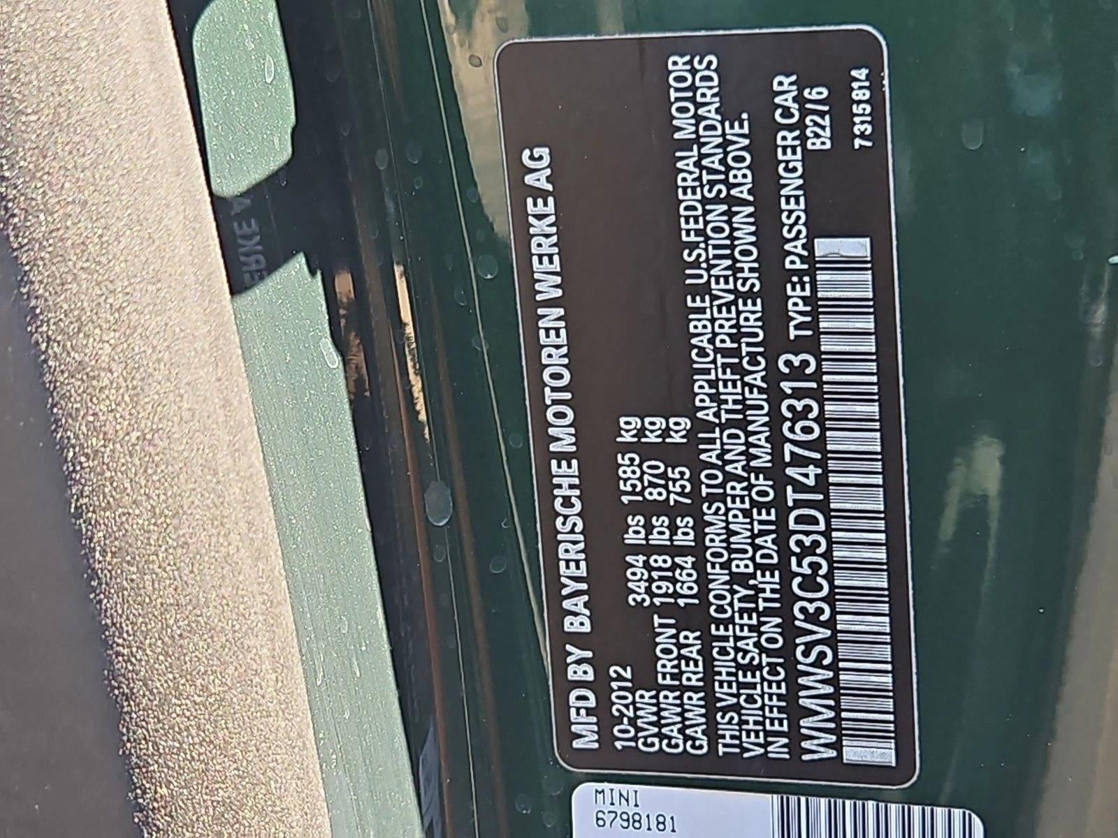 2013 MINI Hardtop Cooper S