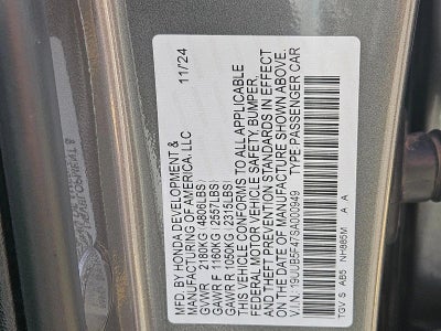 2025 Acura TLX FWD w/Technology Package