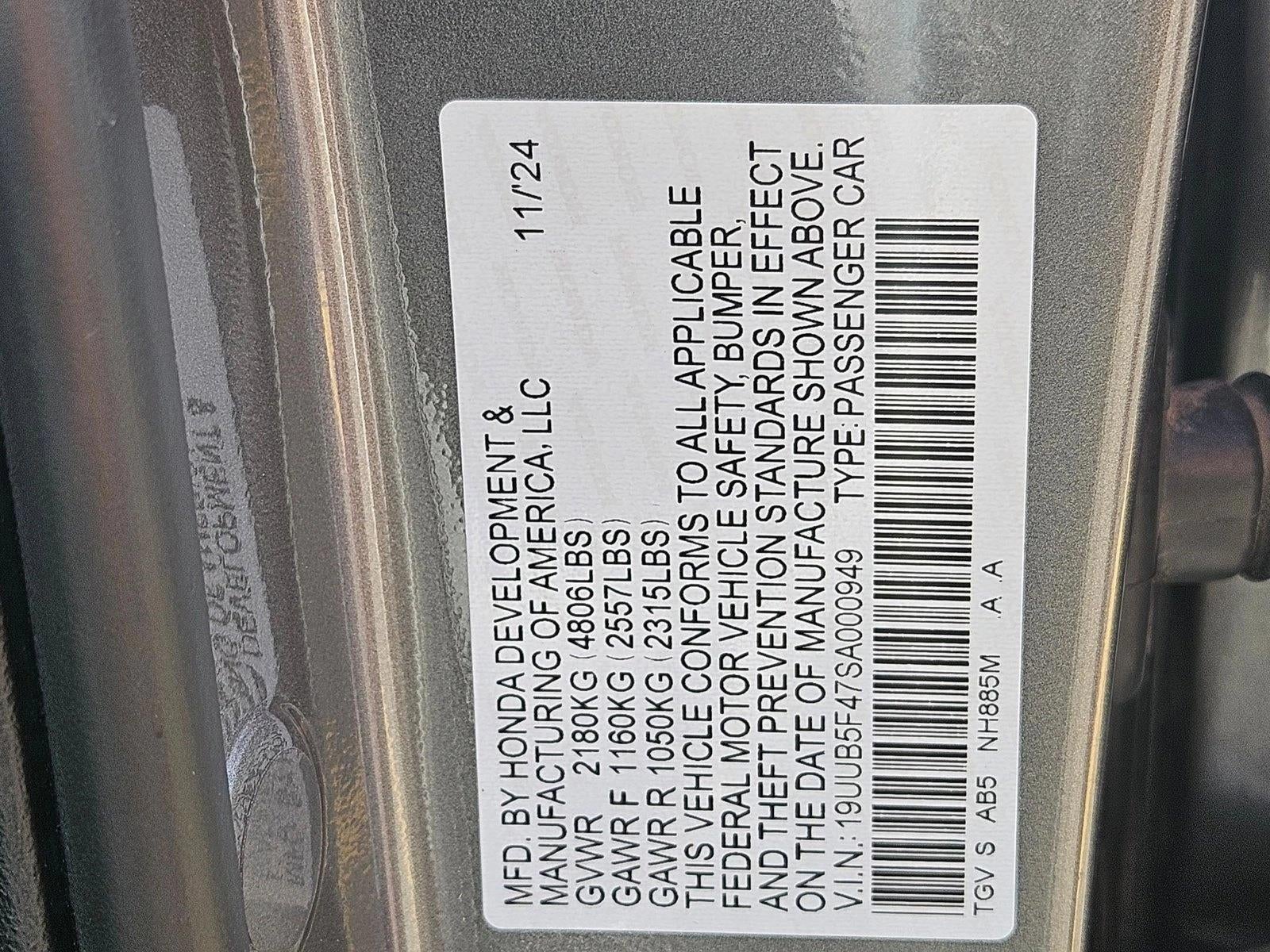 2025 Acura TLX FWD w/Technology Package