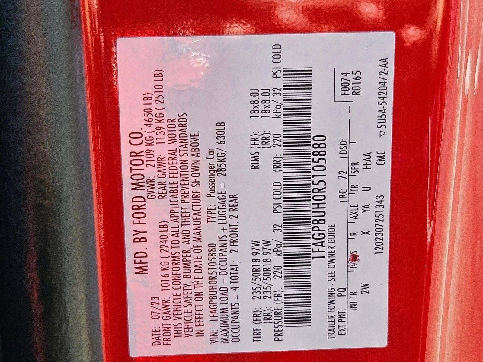 2024 Ford Mustang EcoBoost Convertible