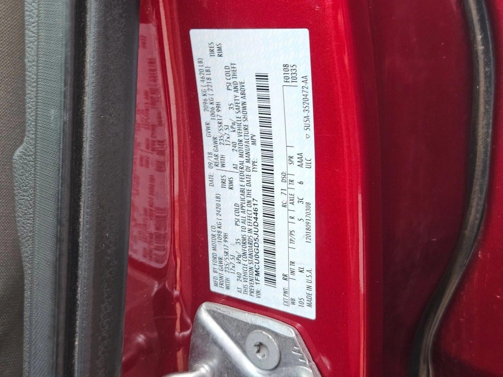 2018 Ford Escape SE FWD