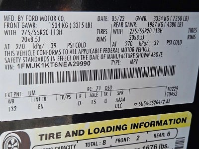 2022 Ford Expedition Max Limited 4x2