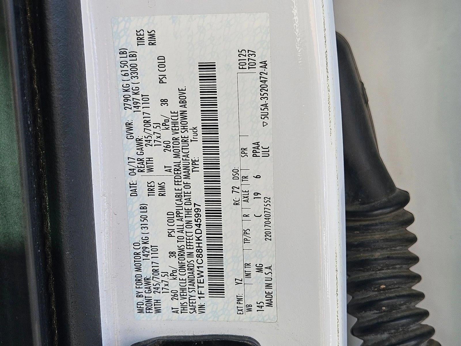 2017 Ford F-150 XLT 2WD SuperCrew 5.5' Box