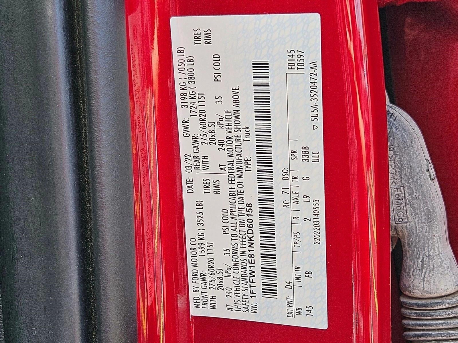 2022 Ford F-150 XLT 4WD SuperCrew 5.5' Box