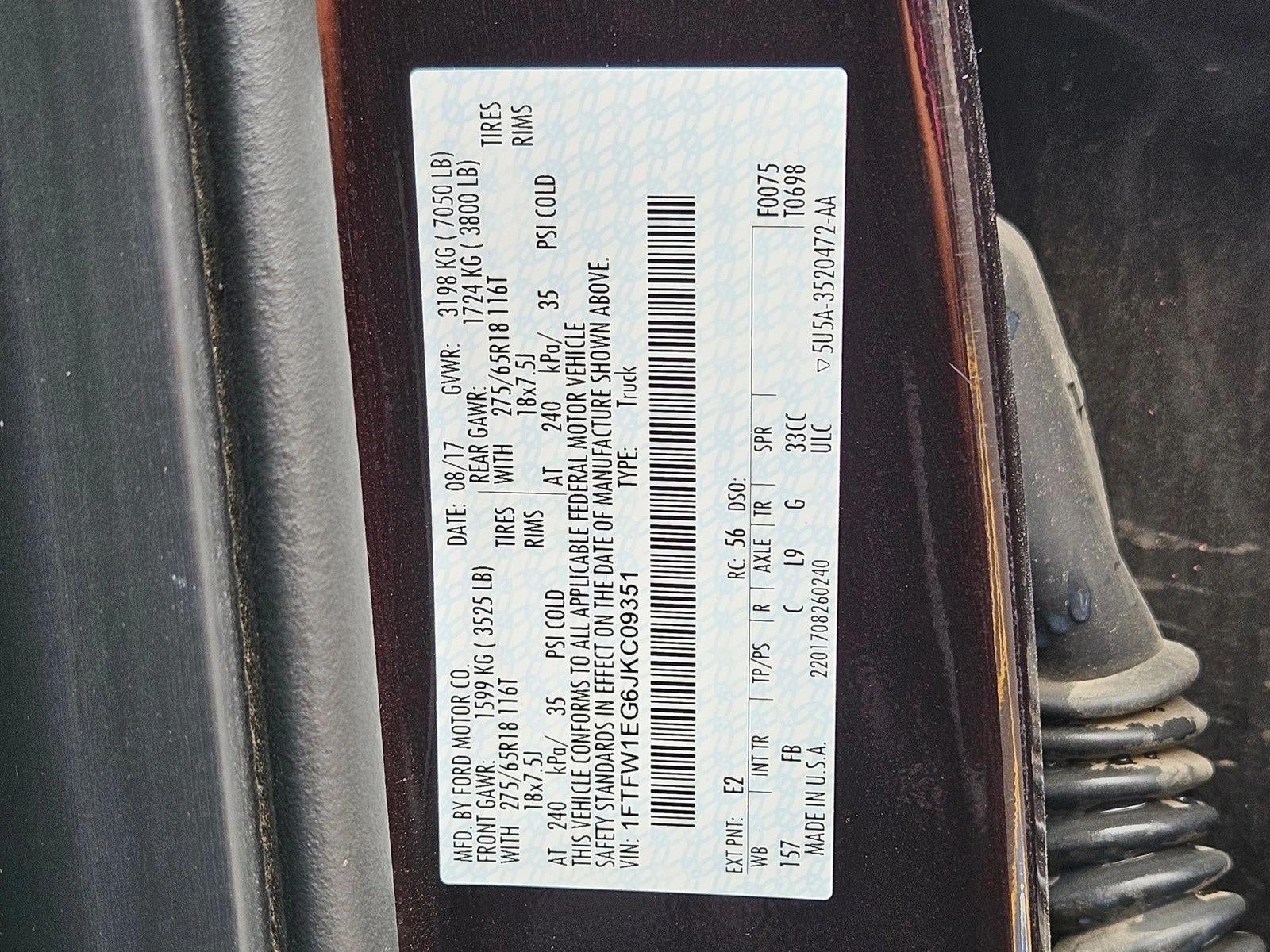 2018 Ford F-150 XLT 4WD SuperCrew 5.5' Box