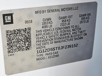 2018 Chevrolet Malibu LT