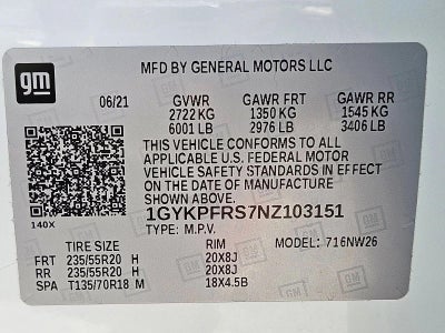 2022 Cadillac XT6 AWD 4dr Premium Luxury