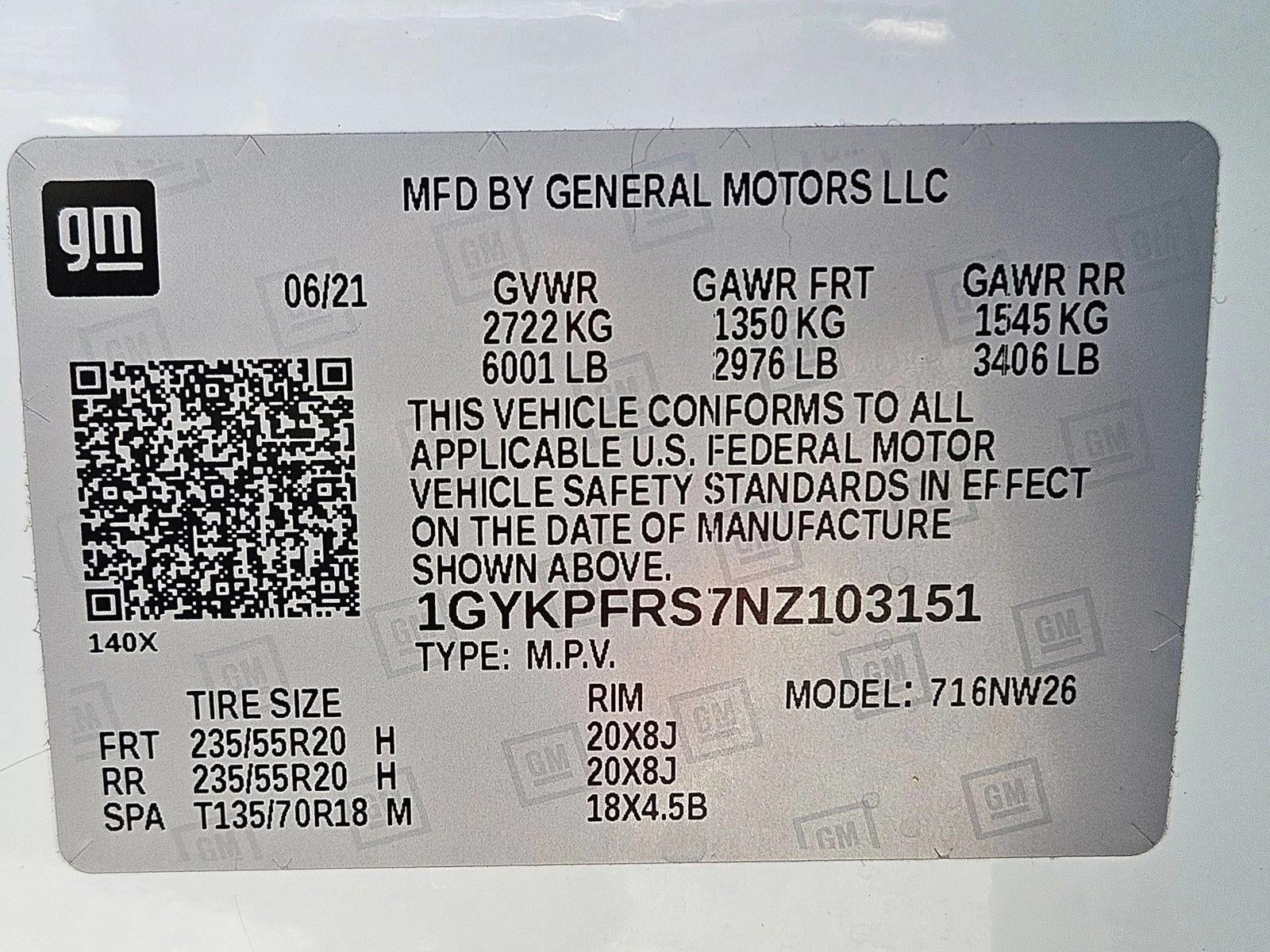 2022 Cadillac XT6 AWD 4dr Premium Luxury