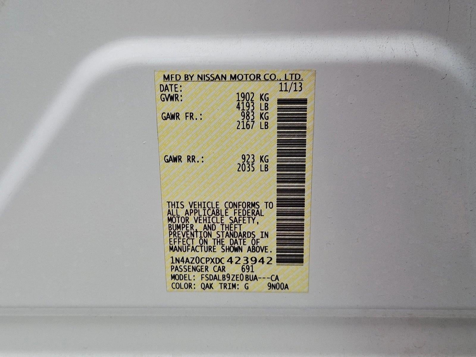 2013 Nissan LEAF 4dr HB S