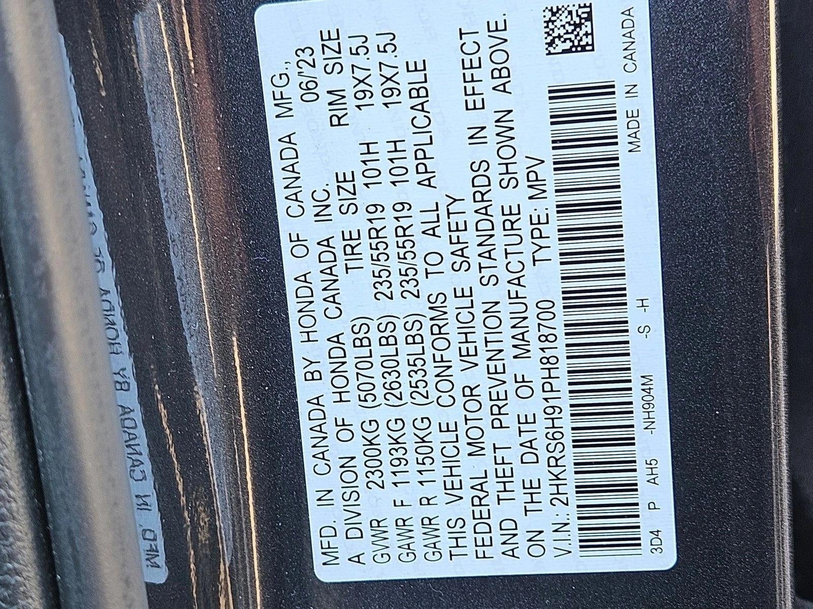 2023 Honda CR-V Hybrid Sport Touring AWD