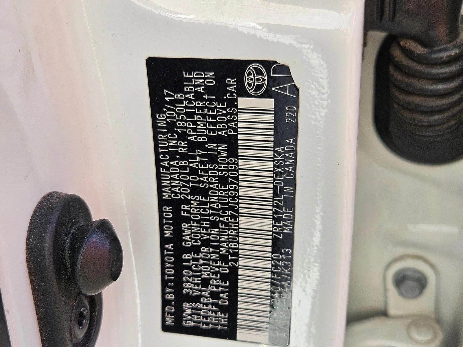 2018 Toyota Corolla SE CVT (Natl)