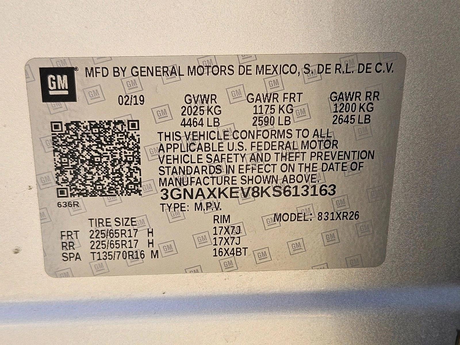2019 Chevrolet Equinox FWD LT