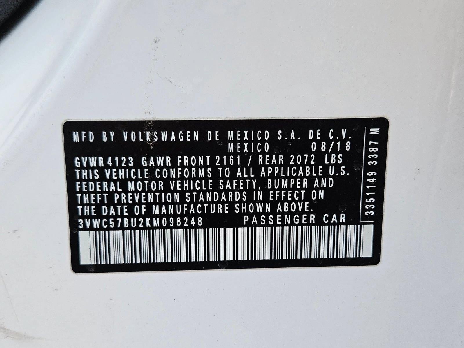 2019 Volkswagen Jetta S Auto w/SULEV