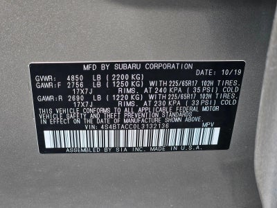 2020 Subaru Outback Premium CVT