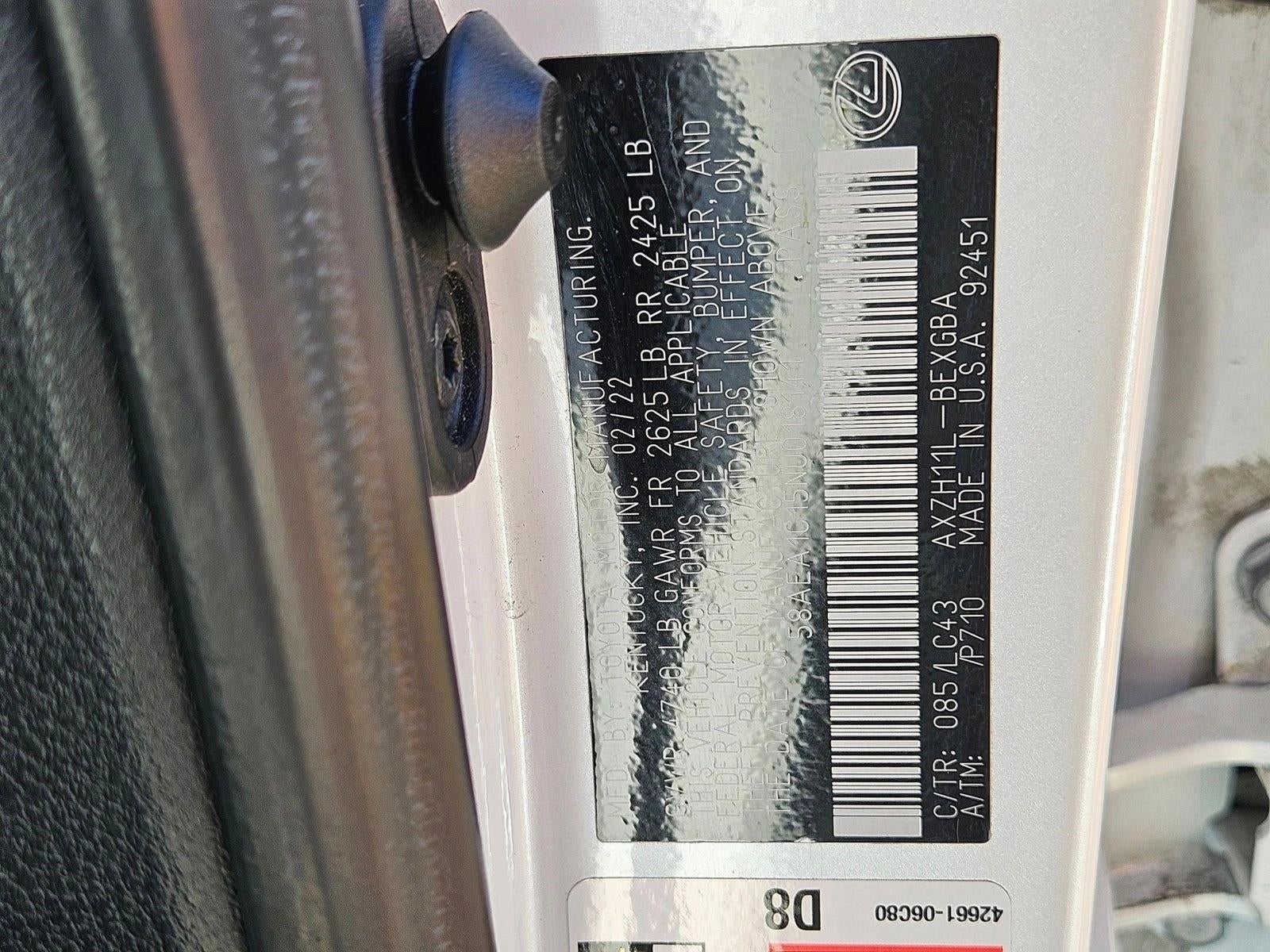 2022 Lexus ES 300h Luxury FWD