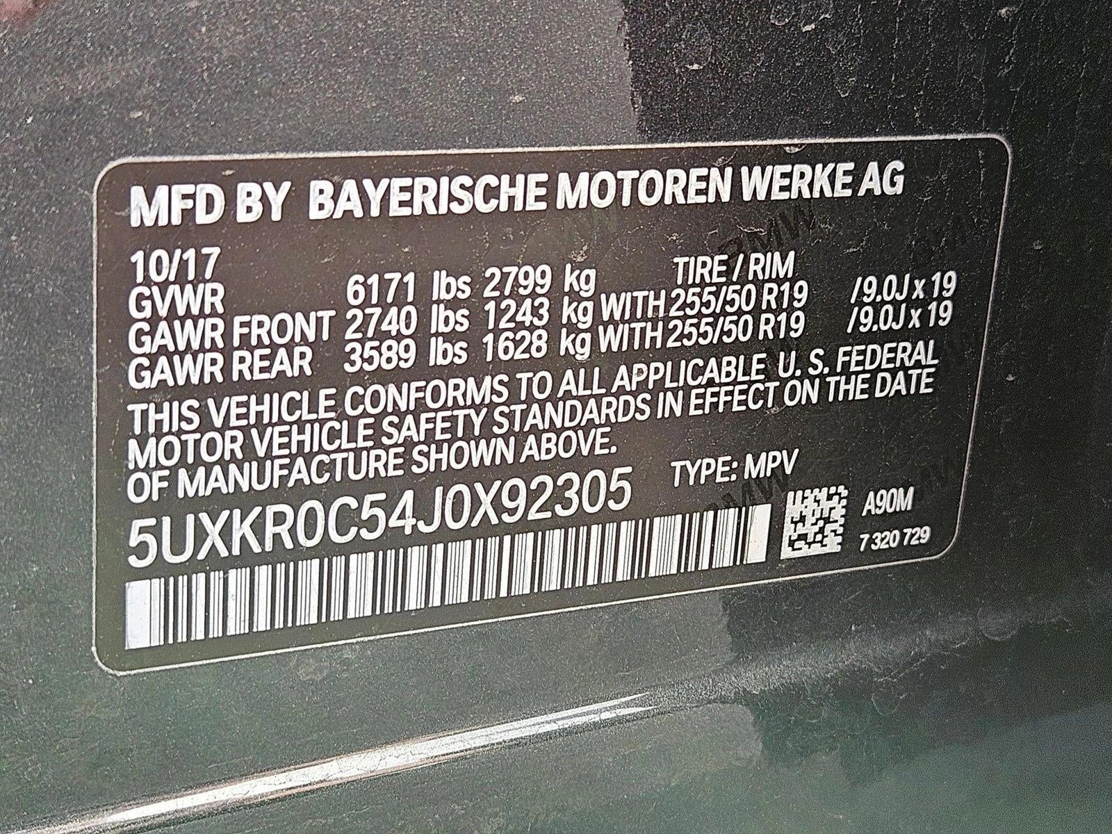 2018 BMW X5 xDrive35i Sports Activity Vehicle