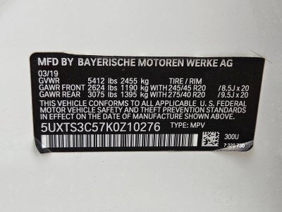 2019 BMW X3 M40i Sports Activity Vehicle