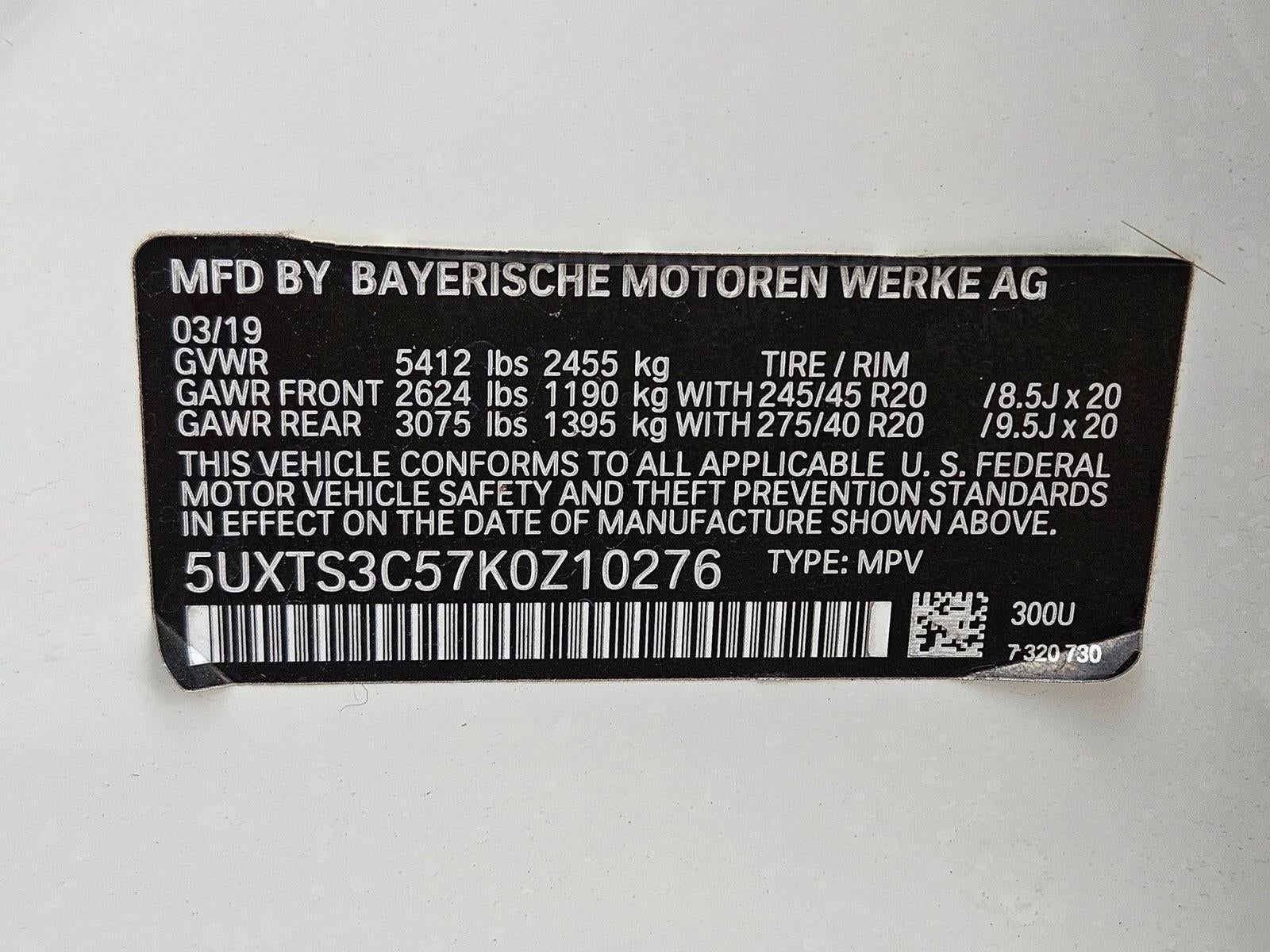 2019 BMW X3 M40i Sports Activity Vehicle