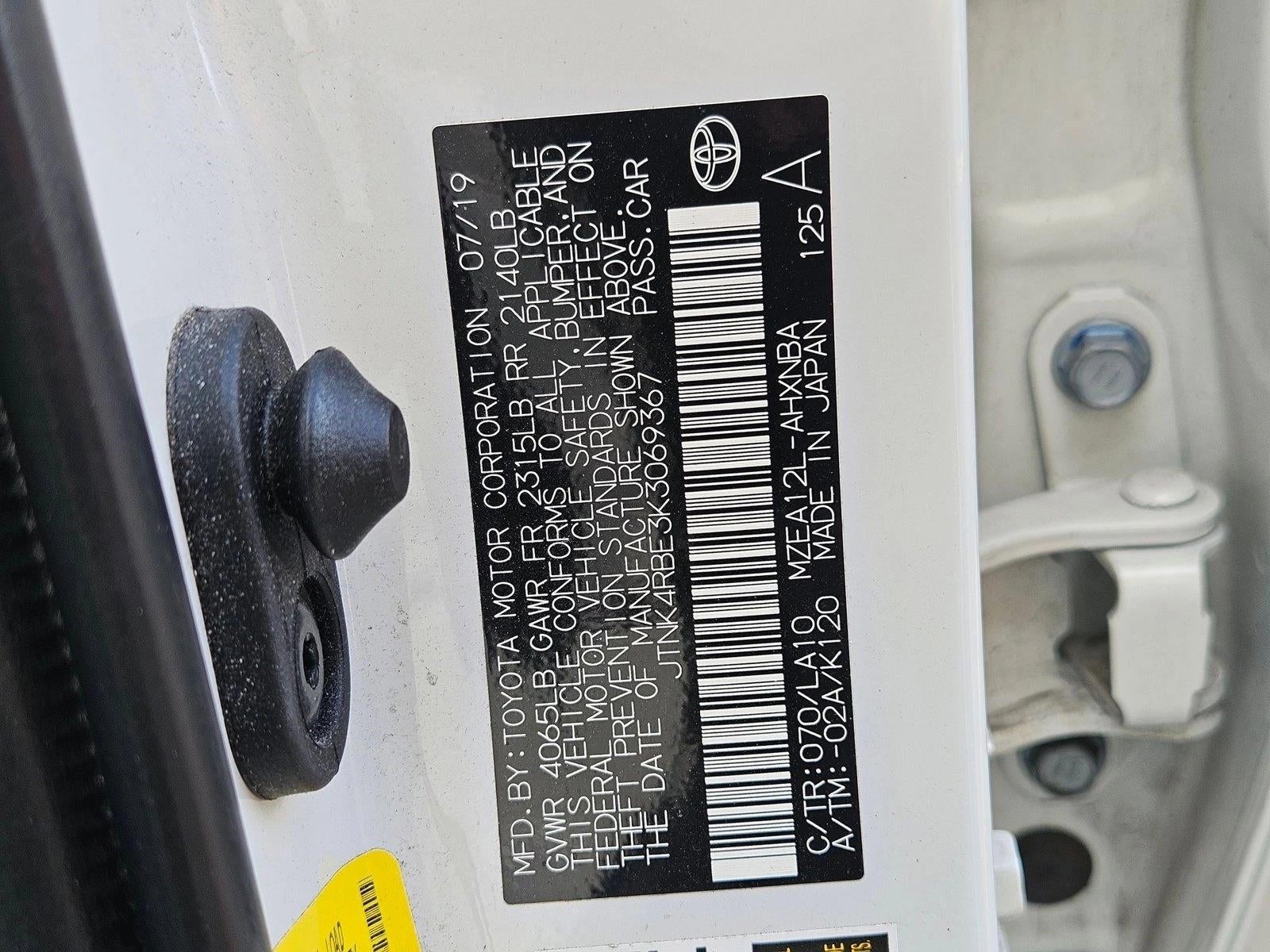 2019 Toyota Corolla Hatchback XSE CVT (Natl)