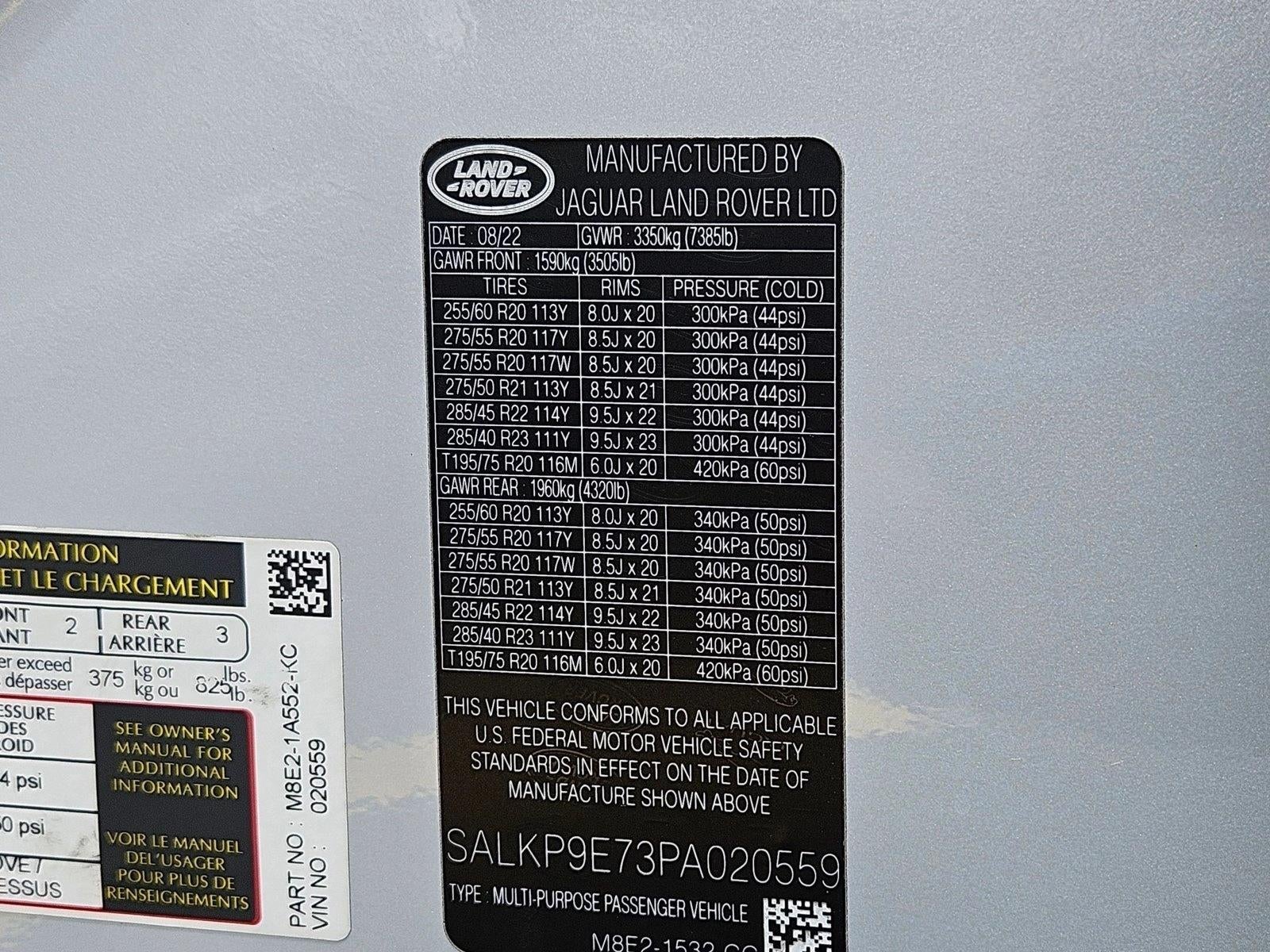 2023 Land Rover Range Rover P530 SE SWB