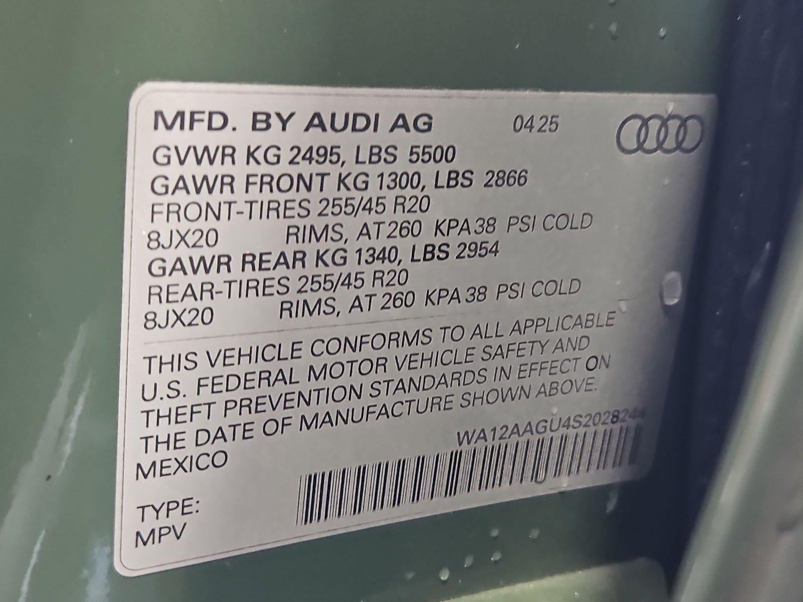 2025 Audi Q5 Premium Plus 2.0 TFSI quattro