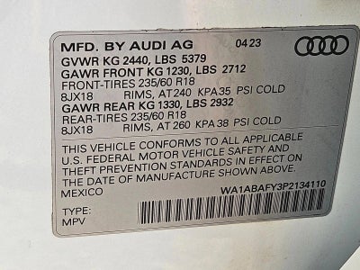 2023 Audi Q5 Premium 40 TFSI quattro