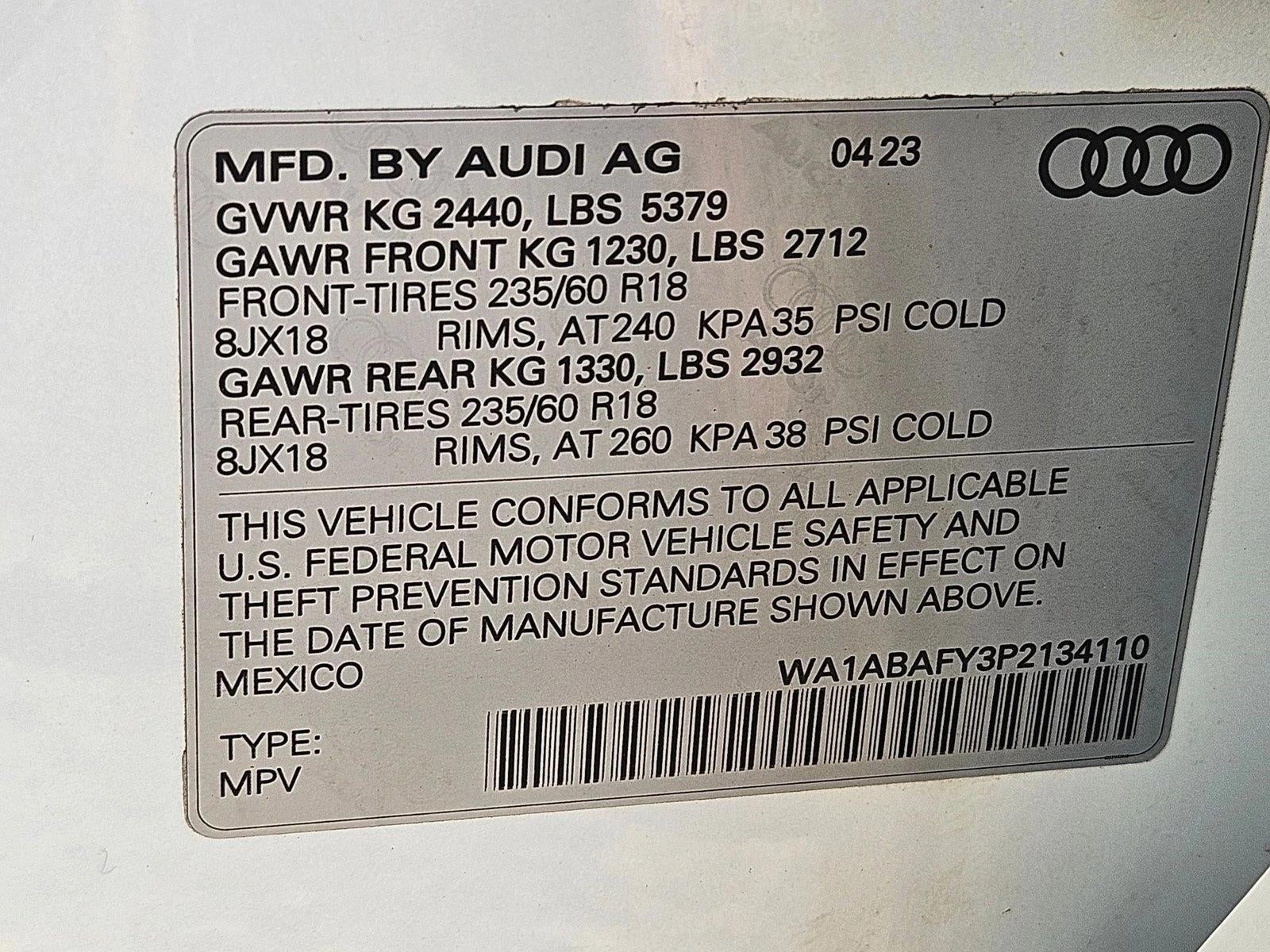 2023 Audi Q5 Premium 40 TFSI quattro