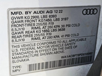 2023 Audi Q7 Premium 45 TFSI quattro