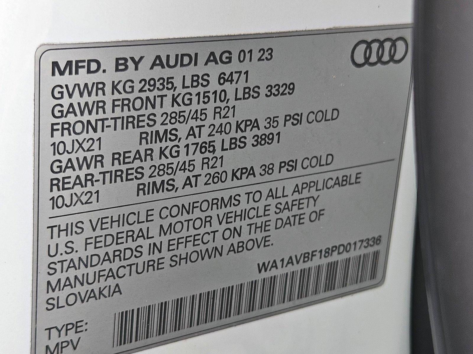 2023 Audi Q8 Premium 55 TFSI quattro