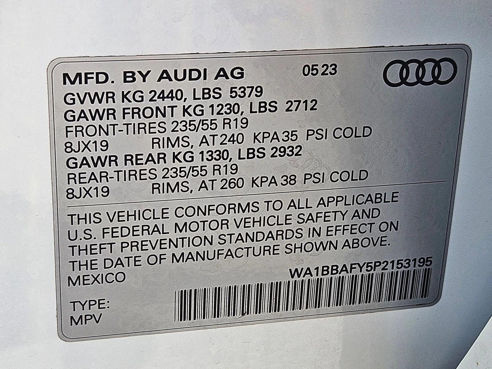 2023 Audi Q5 Premium Plus 40 TFSI quattro