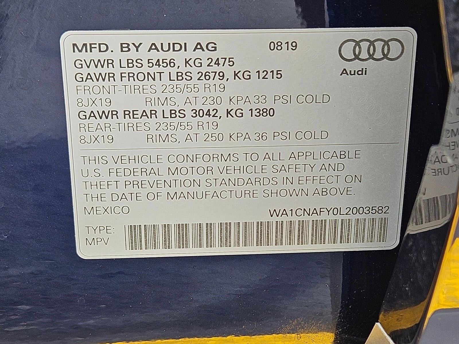 2020 Audi Q5 Prestige 45 TFSI quattro
