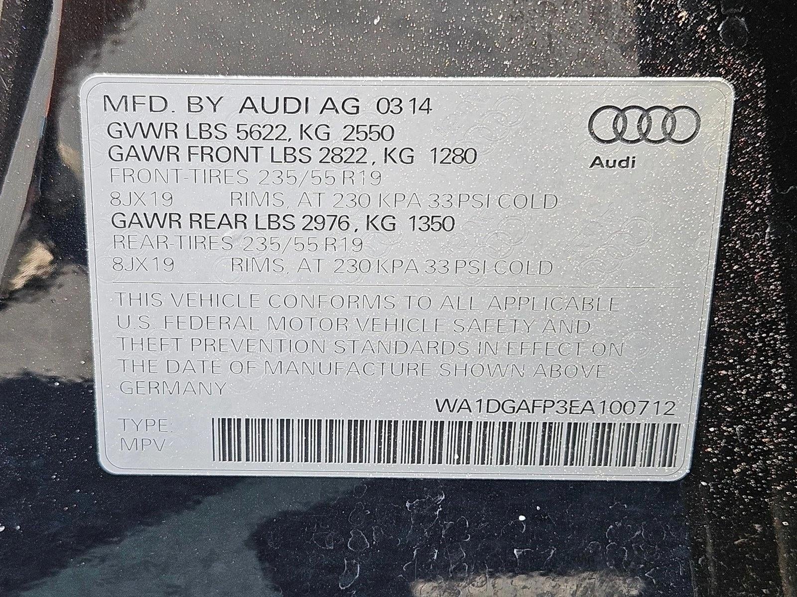 2014 Audi Q5 quattro 4dr 3.0T Premium Plus