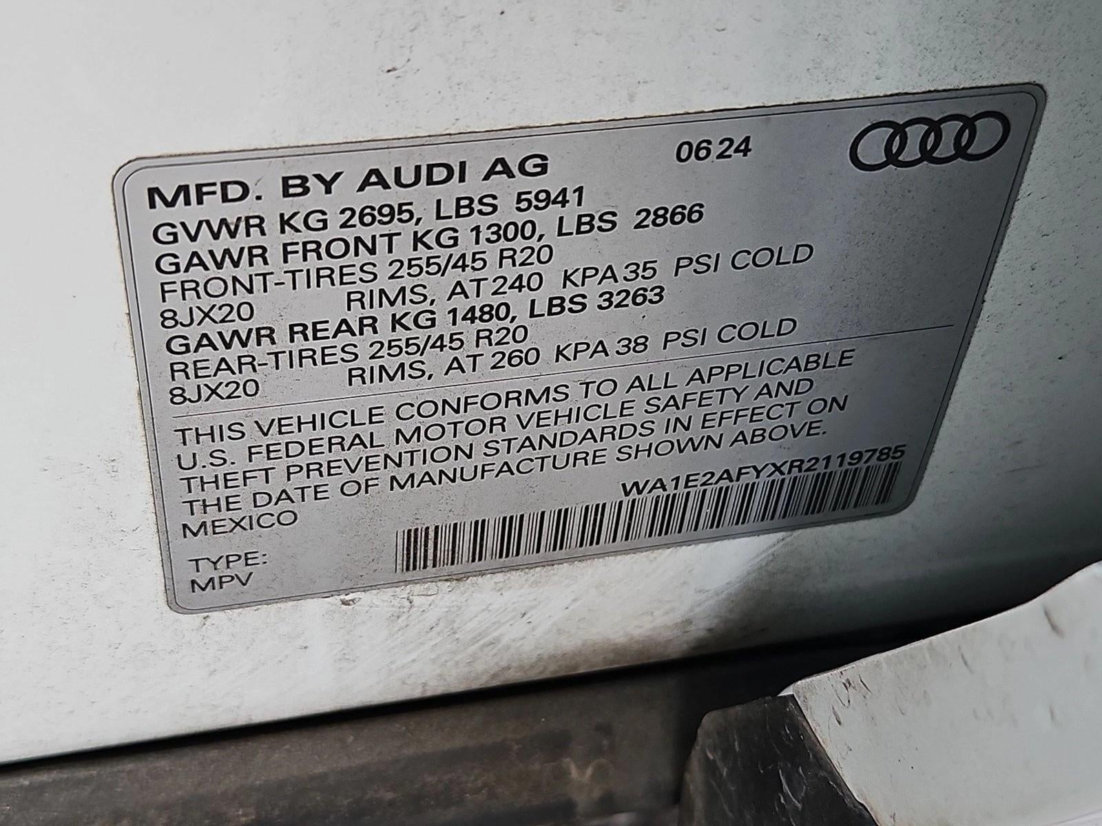 2024 Audi Q5 S line Premium Plus 55 TFSI e quattro