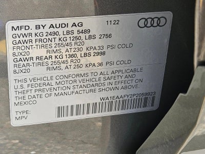 2023 Audi Q5 S line Premium Plus 45 TFSI quattro
