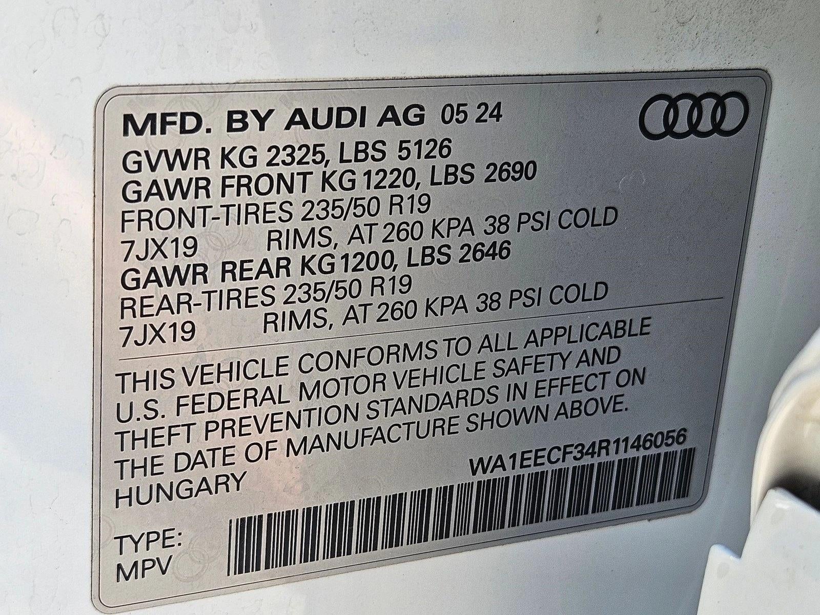 2024 Audi Q3 S line Premium Plus 45 TFSI quattro