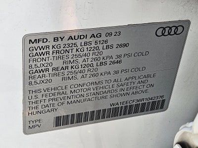 2024 Audi Q3 S line Premium Plus 45 TFSI quattro