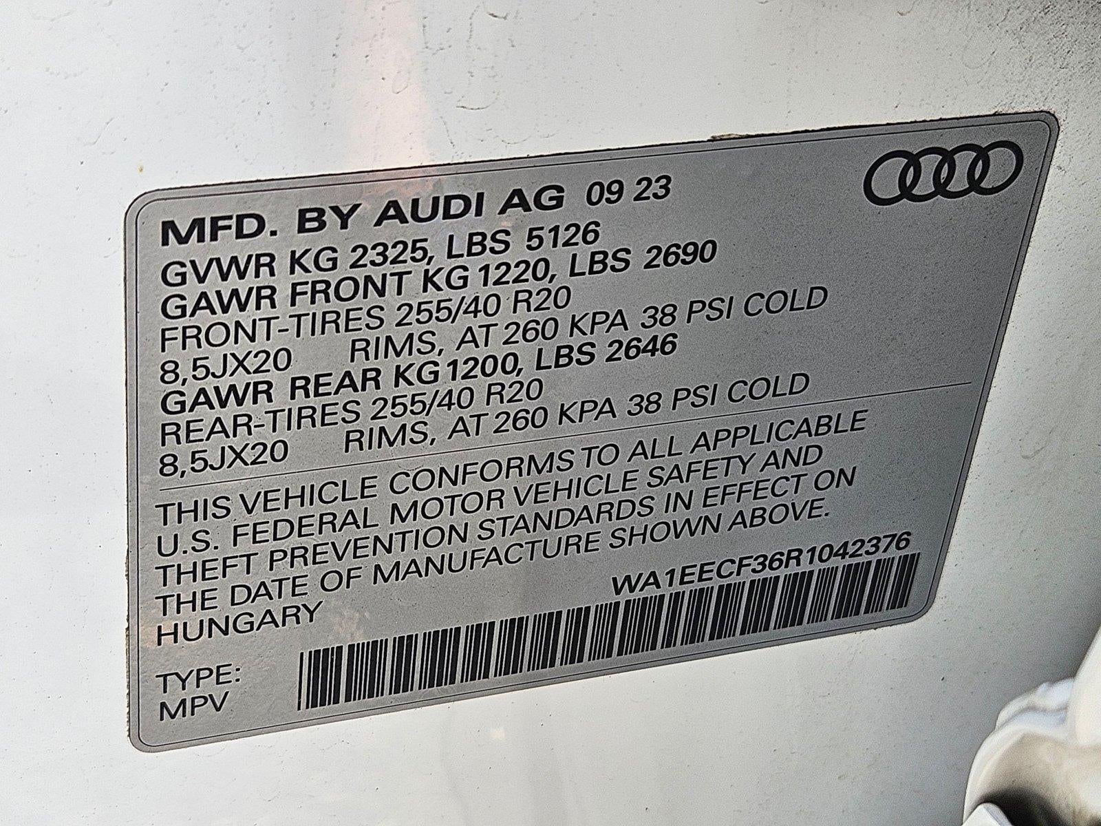 2024 Audi Q3 S line Premium Plus 45 TFSI quattro