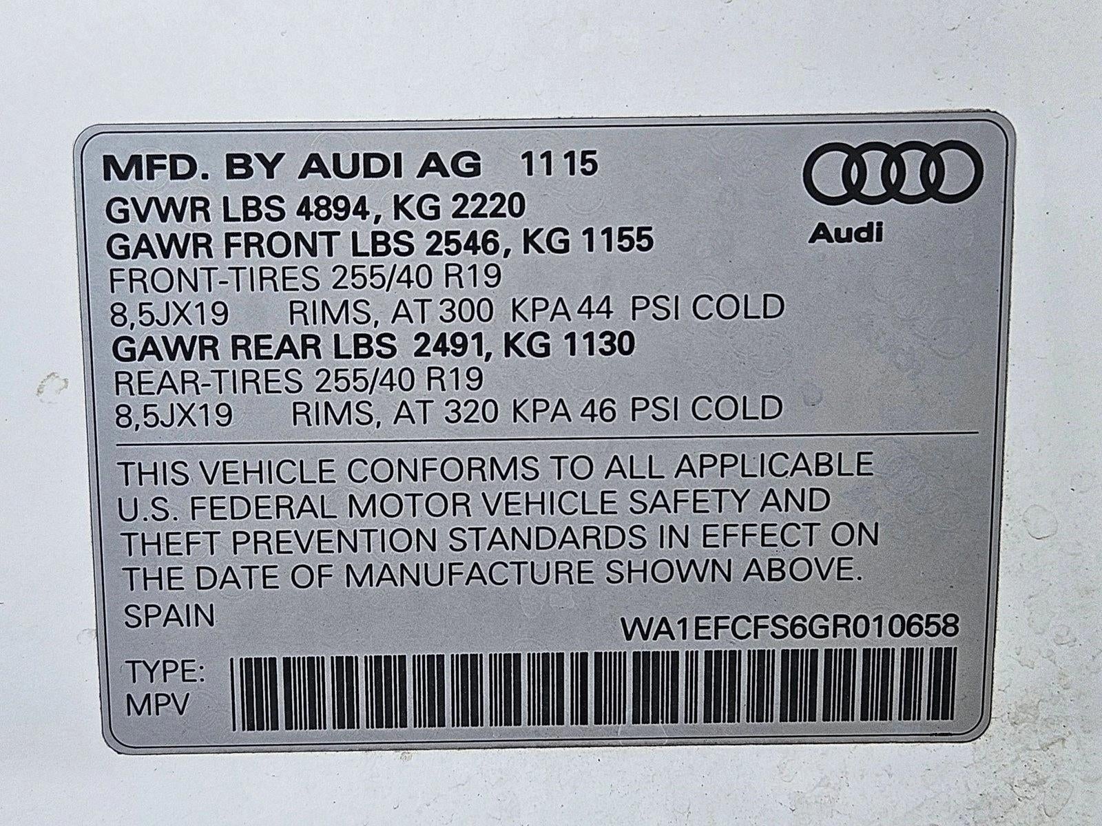 2016 Audi Q3 quattro 4dr Premium Plus