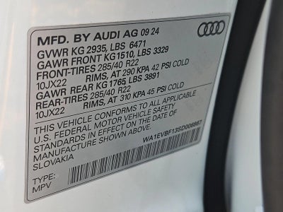 2025 Audi Q8 Premium Plus 55 TFSI quattro